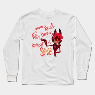 Smile New Red Vintage Long Sleeve T-Shirt